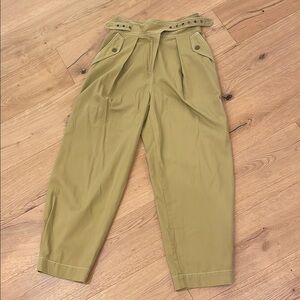 Ulla Johnson Tan High-Waisted Pants